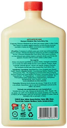 Lola From Rio - Meu Cacho Minha Vida - Hydrating Shampoo For Defined, Soft, Vibrant Curls, Nourishing, Mousturizing, Paraben, Su