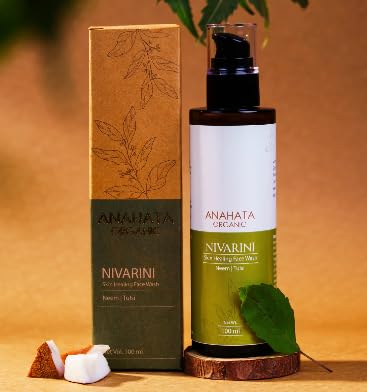 Anahata Nivarini Neem & Tulsi Face Wash For Oily & AcneProne Skin 100Ml | AntiAcne Herbal Face Wash For Pimples, Blackheads & 