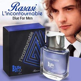 Blue For Men 2 Edp - Eau De Parfum 75 Ml (2.5 Oz) | Exquisite Pour Homme Spray | Rejuvenating Citrus Accord With Smooth Woody An