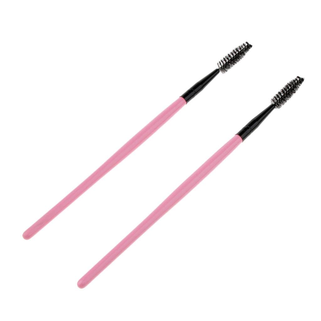 Enakshi 2Pcs Reusable Nylon Mascara Wands Makeup Eyelash Extension Brush Wood Handle Purple|Health & Beauty | Makeup | Makeup To