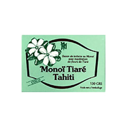 Monoi Tiare Tahiti Toilet Soap Monoi and Natural Essence of the Tahitian Gardenia - 4.55 oz
