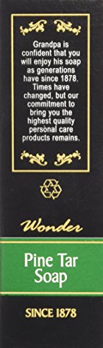 Grandpas Soap Pine Tar 4.25 oz (Pack of 4)