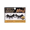 I-Envy Luxury Mink Collection False Eyelashes 100% Real Mink Glamorous Eye Look Lashes Maximum Fluffiness 3D Multi-Curl Angle (1