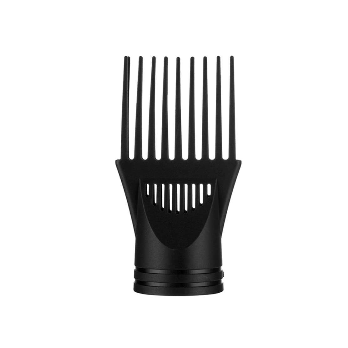 Hair Dryer Diffuser Professional Hairdressing Wind Blow Cover Comb Attachment Nozzle Black