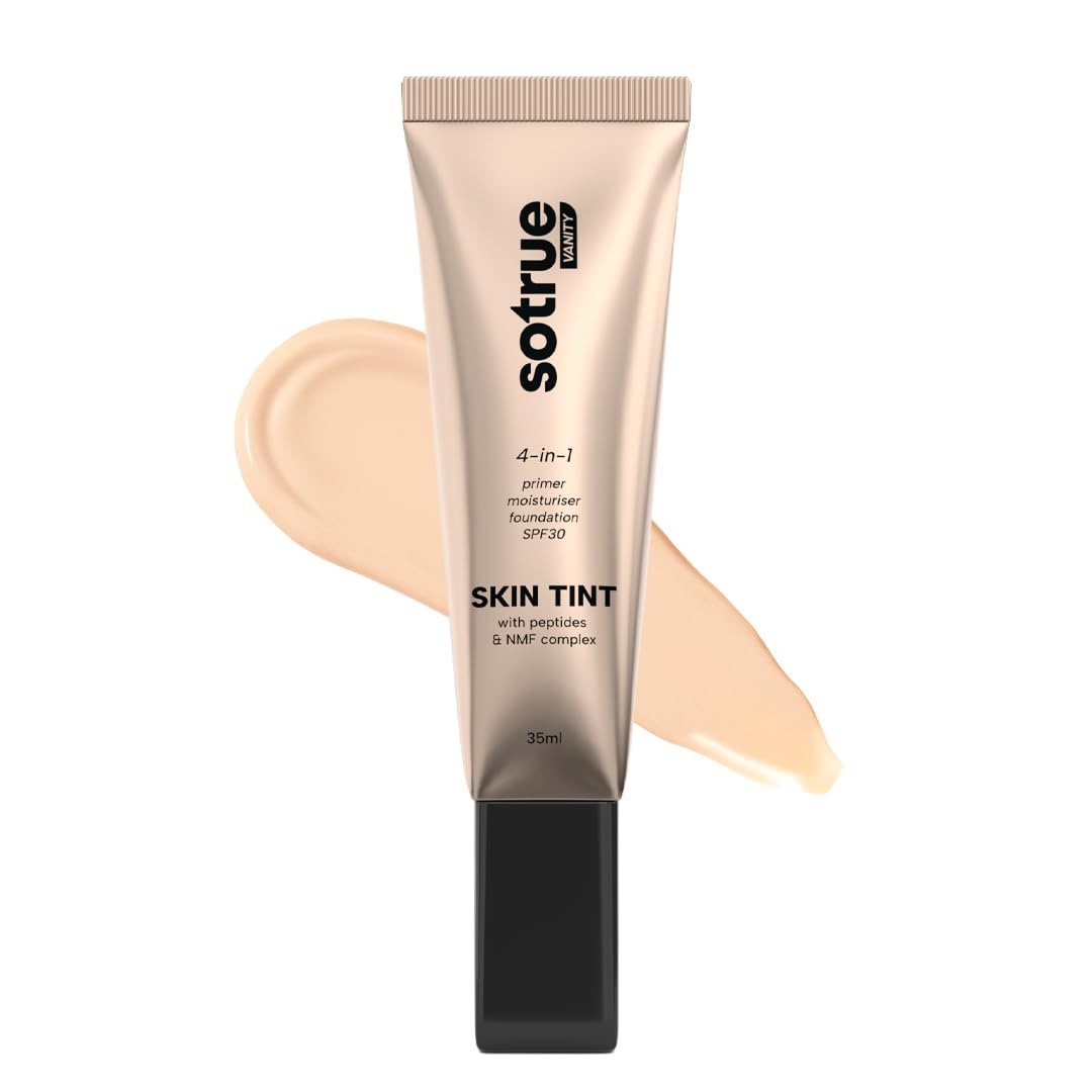 Sotrue 4-In-1 Skin Tint With Spf 30, Light Coverage, Dewy Finish, Hydrating & Priming Formula With Collagen Peptide, Nmf Complex