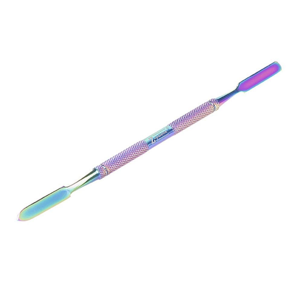 Z Palette De-Potting Spatula, Dual-Ended Multicolor Steel Tool For Makeup Palettes, Empty Magnetic Palette Compatible, Professio
