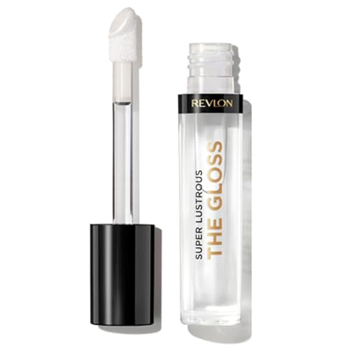 REVLON Super Lustrous Lip Gloss, Non-Sticky, Hydrating, 0.13 oz, 200 Crystal Clear