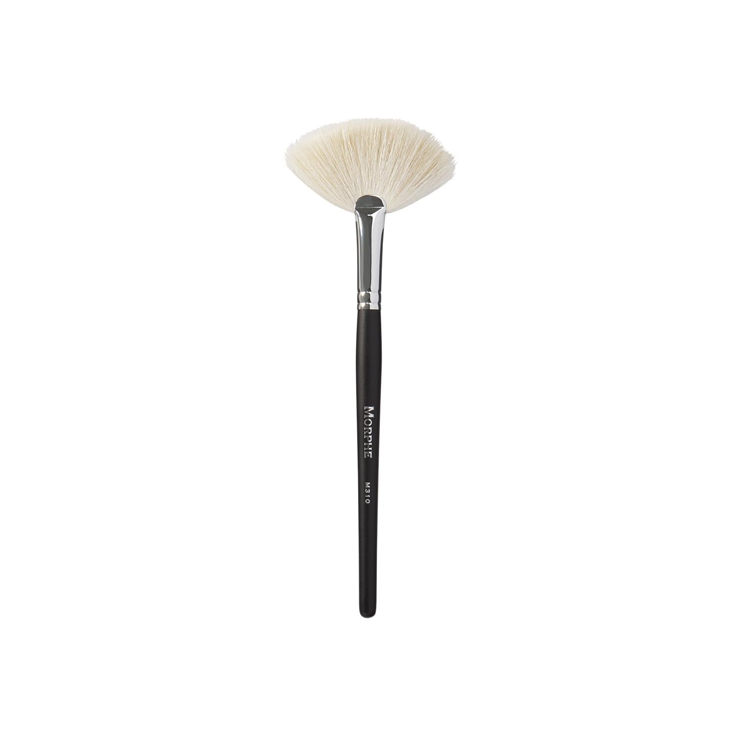 Morphe M310 Large Soft Fan Highlighter Brush - Extra-Wide Makeup Brush with Natural Bristles for Highlighting & Powder Applicati
