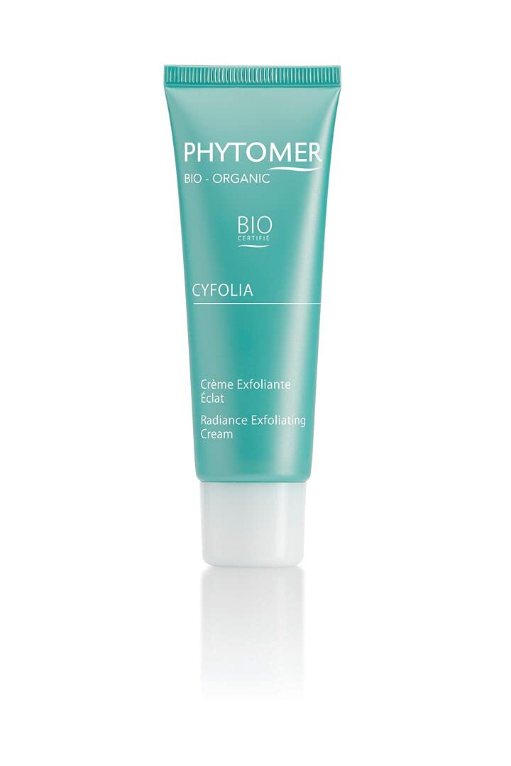 PHYTOMER Cyfolia Organic Exfoliating Cream | Healthy, All-Natural Facial Scrub Exfoliator | Certified Organic | Gentle Face Clea