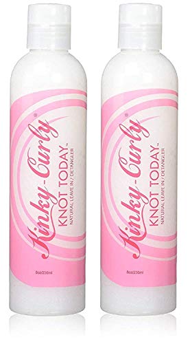 Kinky Curly Knot Today Leave-In Conditioner & Detangler, 2 Pack of 8 oz, Perfect for All Hair Types