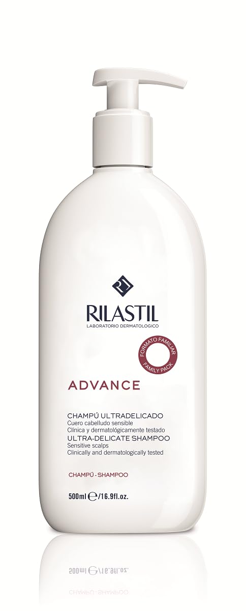 Rilastil Advance - Ultra Fine Shampoo for Sensitive Scalp - Family Size 500 ml