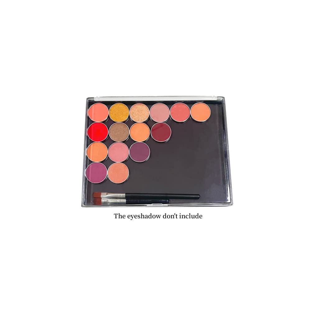 Udtip Empty Eyeshadow Magnetic Cosmetic Makeup Case Refillable Container Eye Diy Pans Light Weight Palette 7.28'' X5.7''