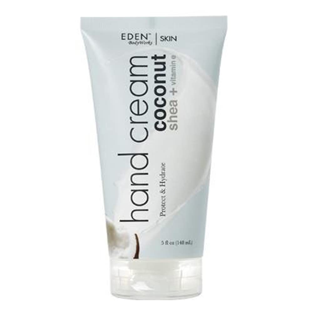 Eden Bodyworks Coconut Shea Body Cares - Hand Cream | 5 Oz | Heal, Nourish, & Protect Against Dry Skin