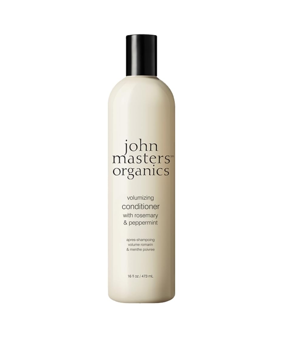 john masters organics | Volumizing Conditioner with Rosemary & Peppermint | Fine Hair | Volume | Silicone & Paraben Free | Clean