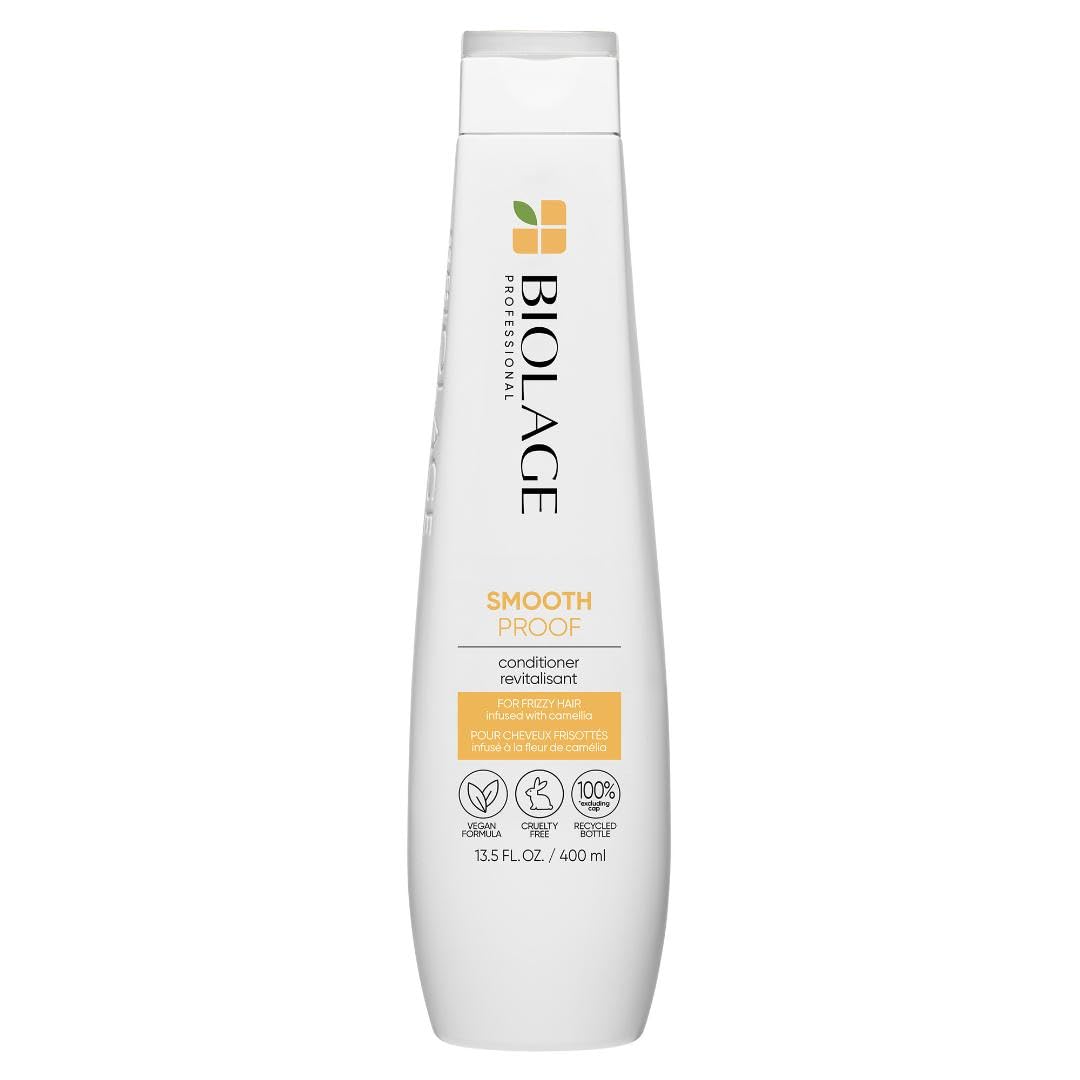 BIOLAGE Smooth Proof Conditioner | Provides Humidity Control & Anti-Frizz Smoothness | For Frizzy Hair | Paraben & Silicone-Free