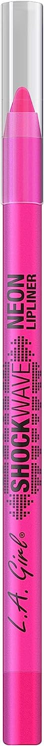 L.A. Girl Shockwave Neon Lipliner, Lipliner Pencil, Pop, 0.04 Oz.