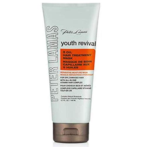 Peter Lamas Youth Revival 5 Oil Hair Treatment Mask | Deep Conditionitiong Hair Mask to Hydrate, Boost Shine and Repair Hair | F