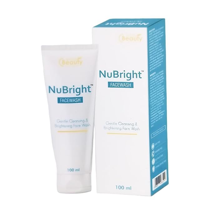 Nubright Brightening Face Wash  Gentle Daily Cleanser For Soft & Fresh Skin, 100Ml