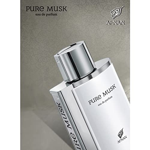 Afnan Pure Musk Unisex Eau De Perfume, 3.4 Fl. Oz