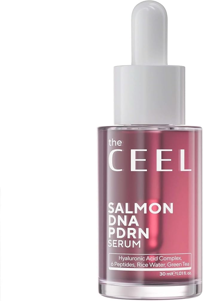 The Ceel Salmon DNA PDRN Serum for Face with Hyaluronic Acid Complex & Peptides  Hydrating Facial Serum for Smooth, Radiant Loo