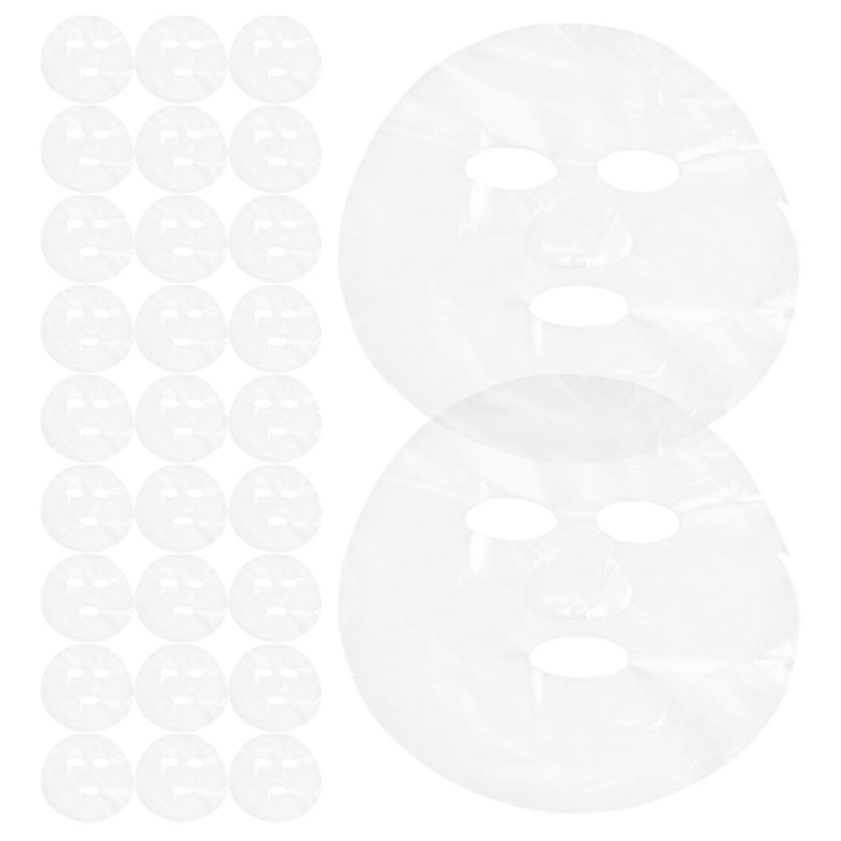 Angoily 10set Disposable Plastic Facial Mask Stickers Precut Skin Care Patch for Home and Spa Use Nonirritating Material Suitab