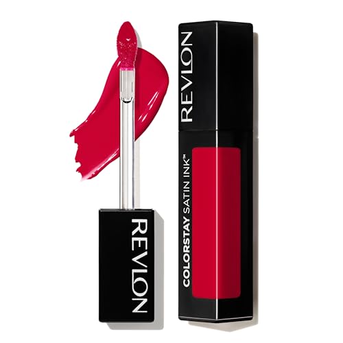 Revlon Liquid Lipstick, Face Makeup, Colorstay Satin Ink, Longwear Rich Lip Colors, Formulated With Black Currant Seed Oil, 019