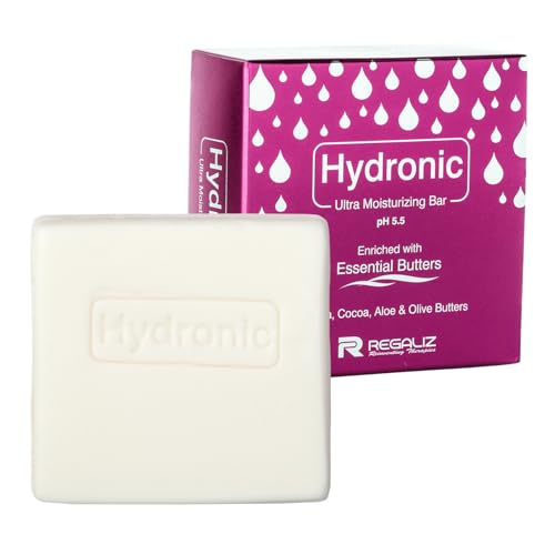Regaliz Hydronic Soap  Gentle Cleansing Bar For Dry And Sensitive Skin, Hydrating Formula For Daily Use, Suitable For All Skin 