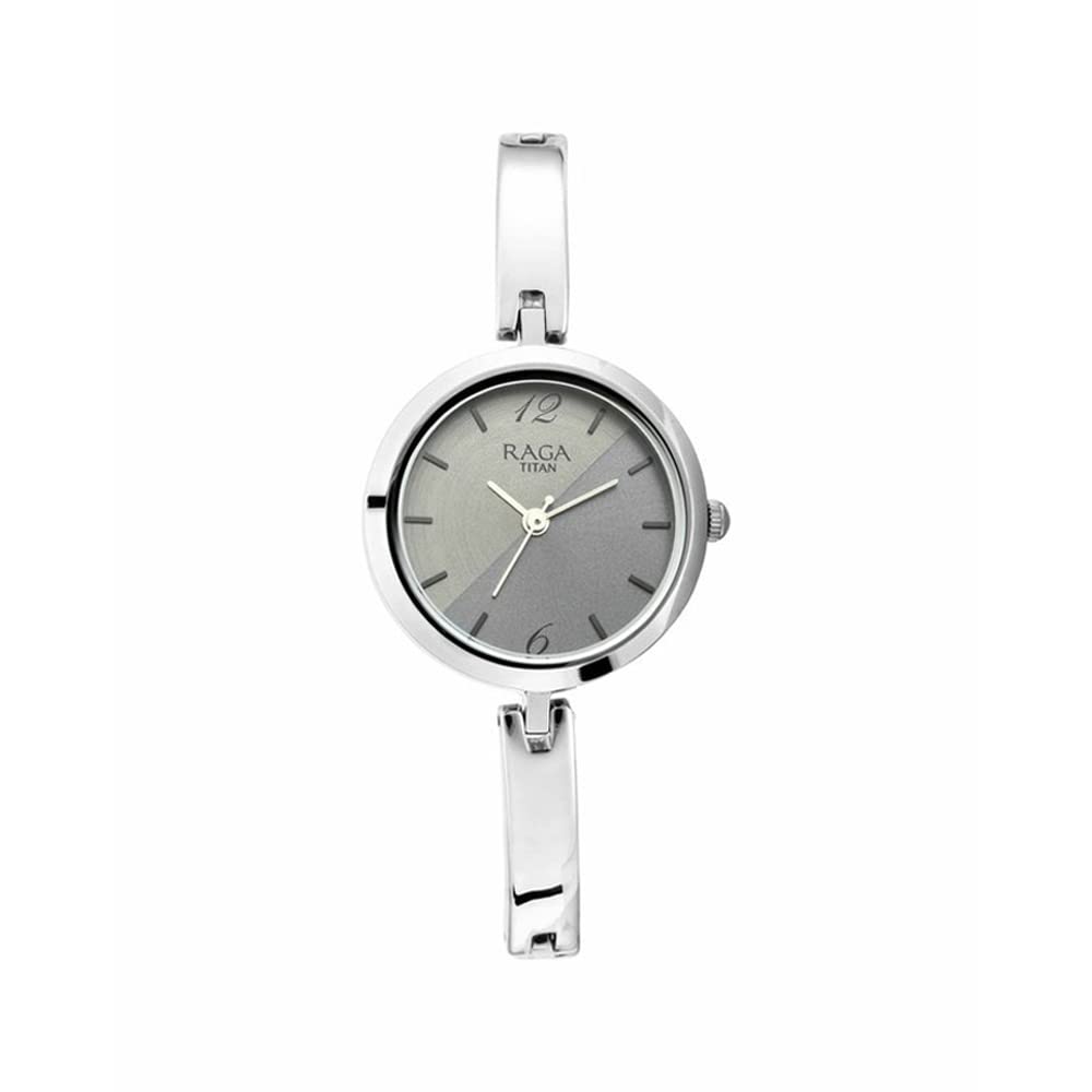 Titan Raga Viva 3 Analog Round Watch For WomenS, Steel, Classic