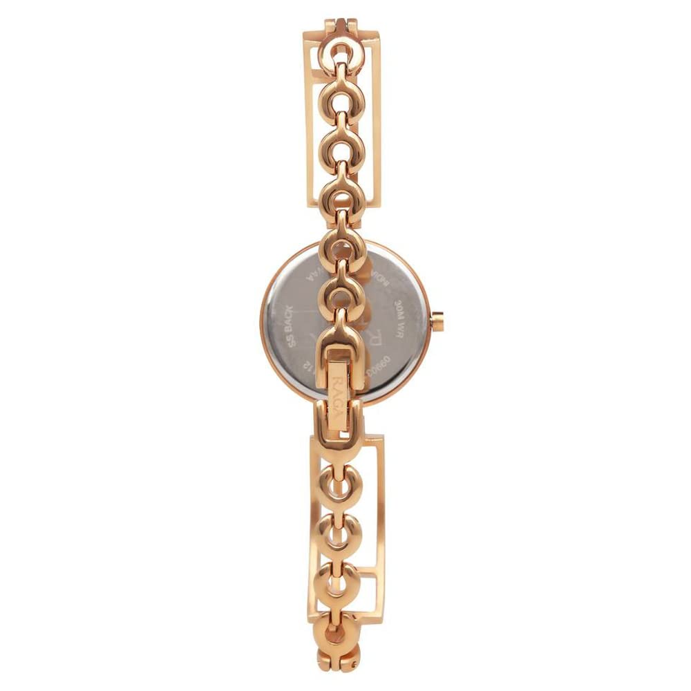 Titan Raga Viva-3 Analog Round Watch For WomenS, Gold, Free Size, Classic