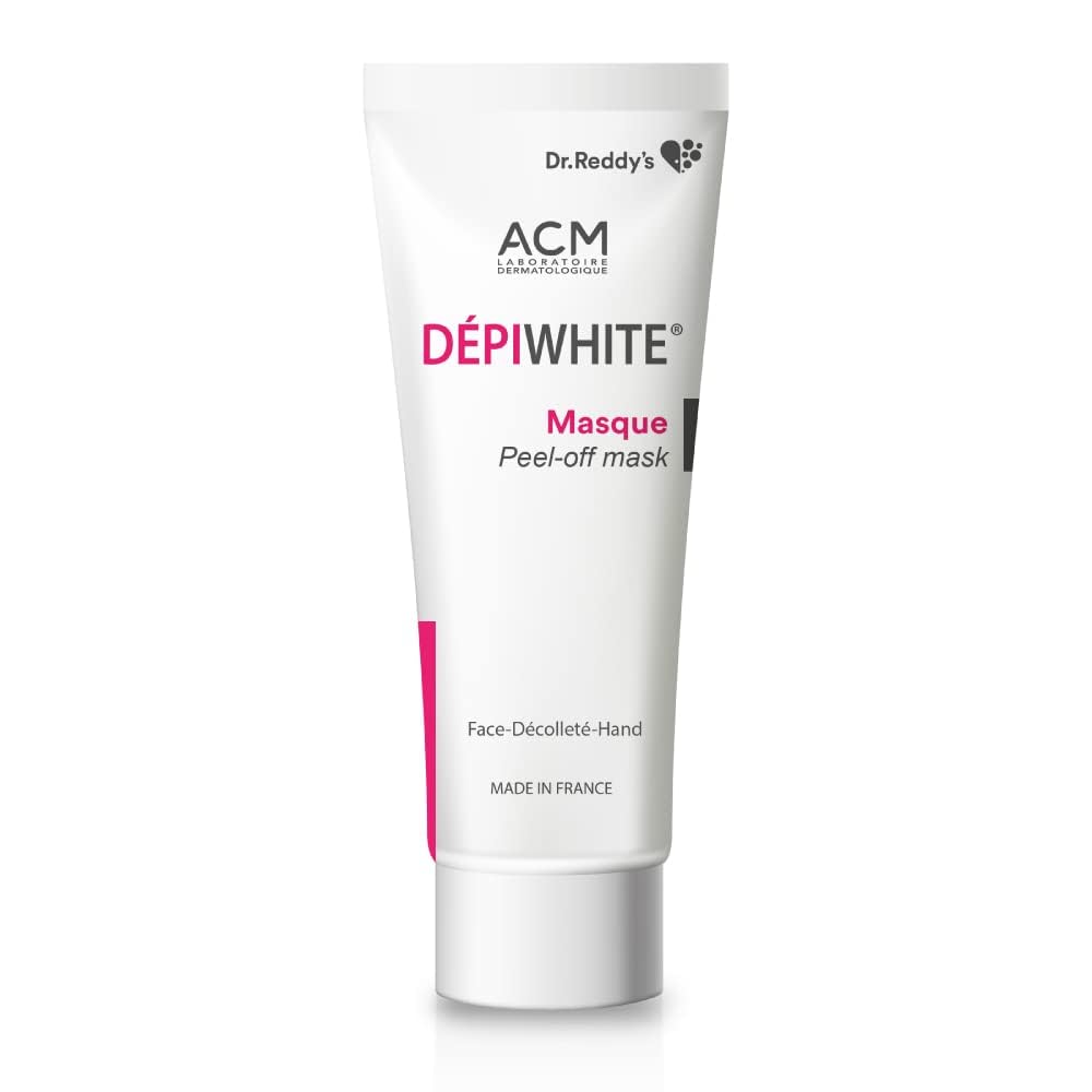 Dr ReddyS Depiwhite Peel Off Masque | AntiPigmentation| Removes Dark Spots|Glow Boost Visible Brightness | Kojic Acid Vitamin