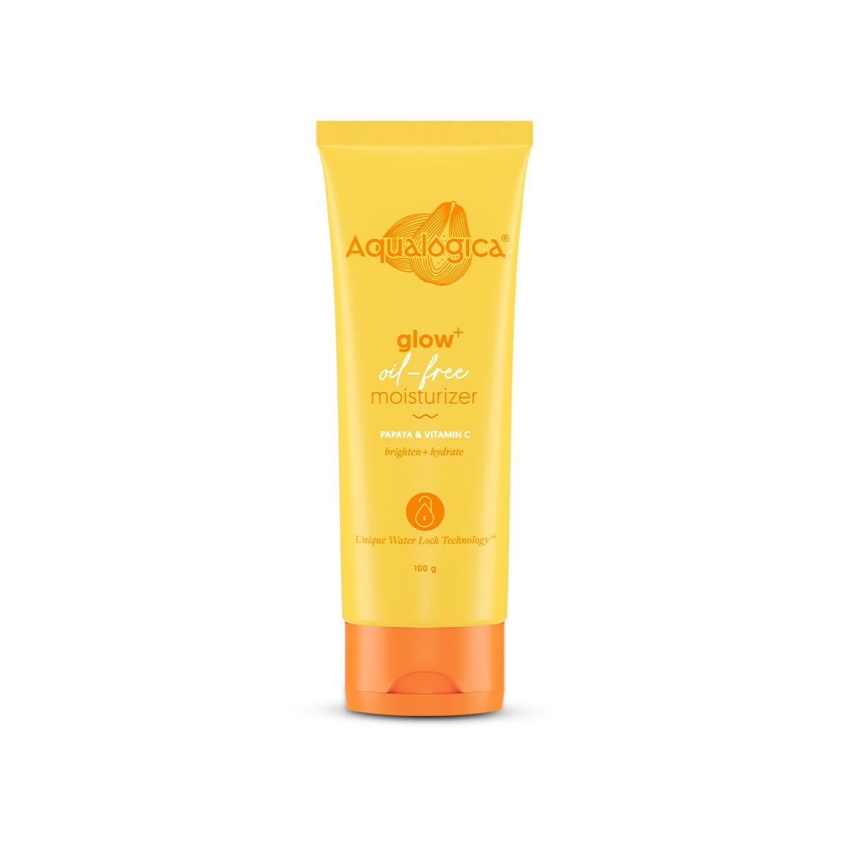 Aqualogica Glow+ Oil Free Face Moisturizer | with Papaya & Vitamin C | Controls Excess Oil & Helps Enhance Glow | Lightweight Hy