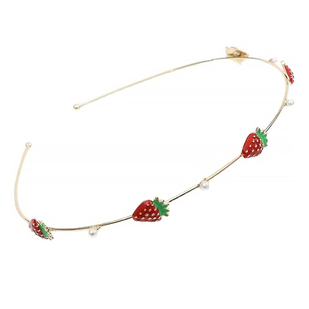 Generic Strawberry Headband Headpiece Hair Accessories Beauty Headbands Hair Hoop For Women Girls