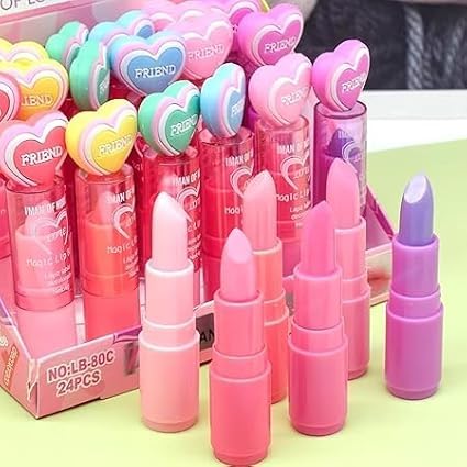 Udhvrekh Fruit Flavour Lip Balm For Dry Lips Natural Hydrating Moisturizing Glossy Pink Lips Lip Care For Girls, Childrens And W