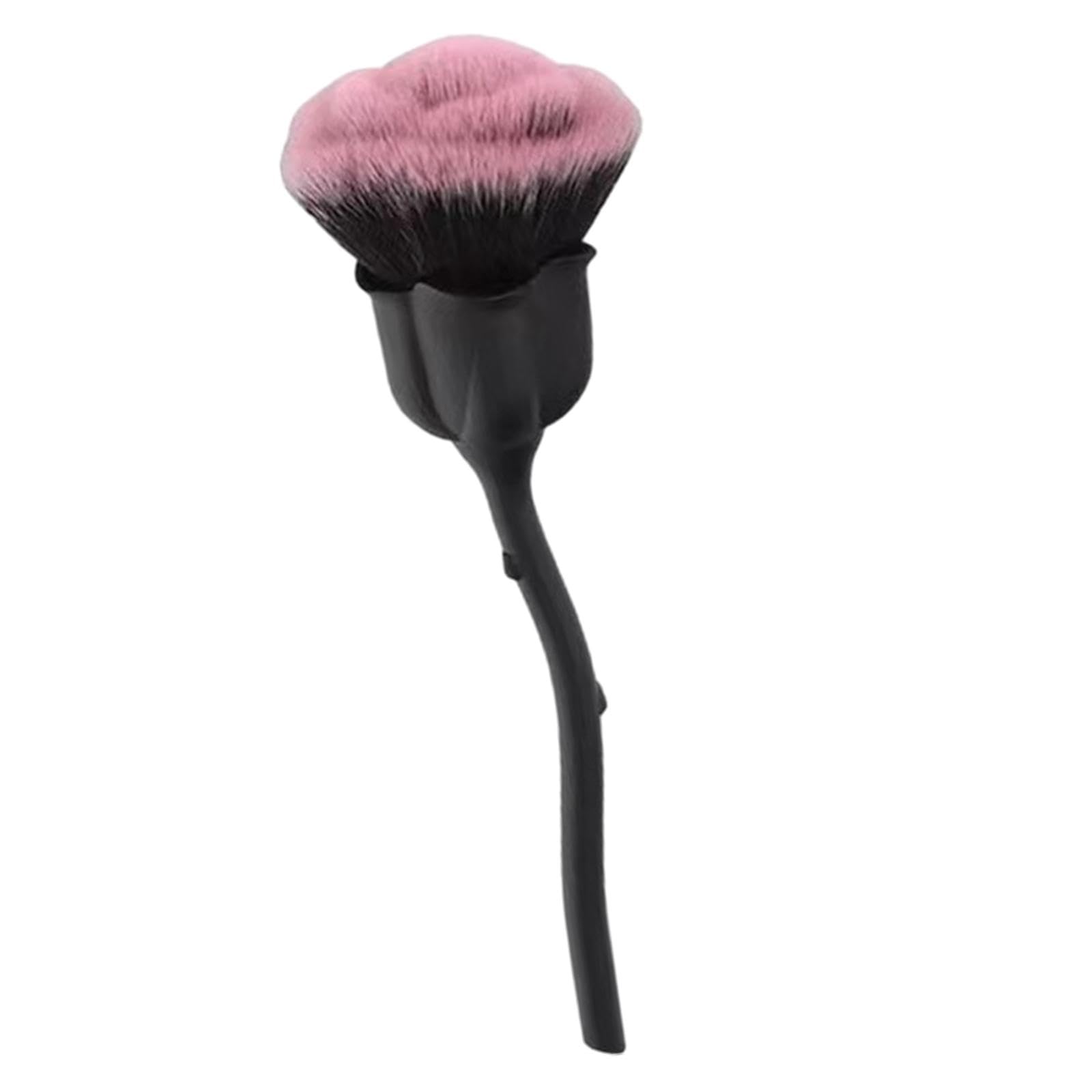 Merishopp Loose Powder Brush Rose Soft Face Brush Powder Brush For Makeup Powder Blush Style B