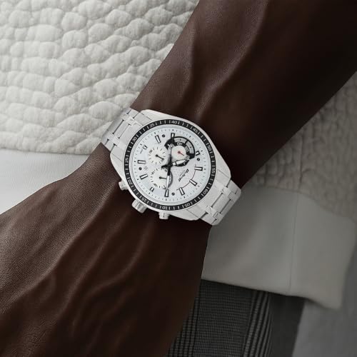 Titan Analog Silver Dial MenS Watch-90077Km01
