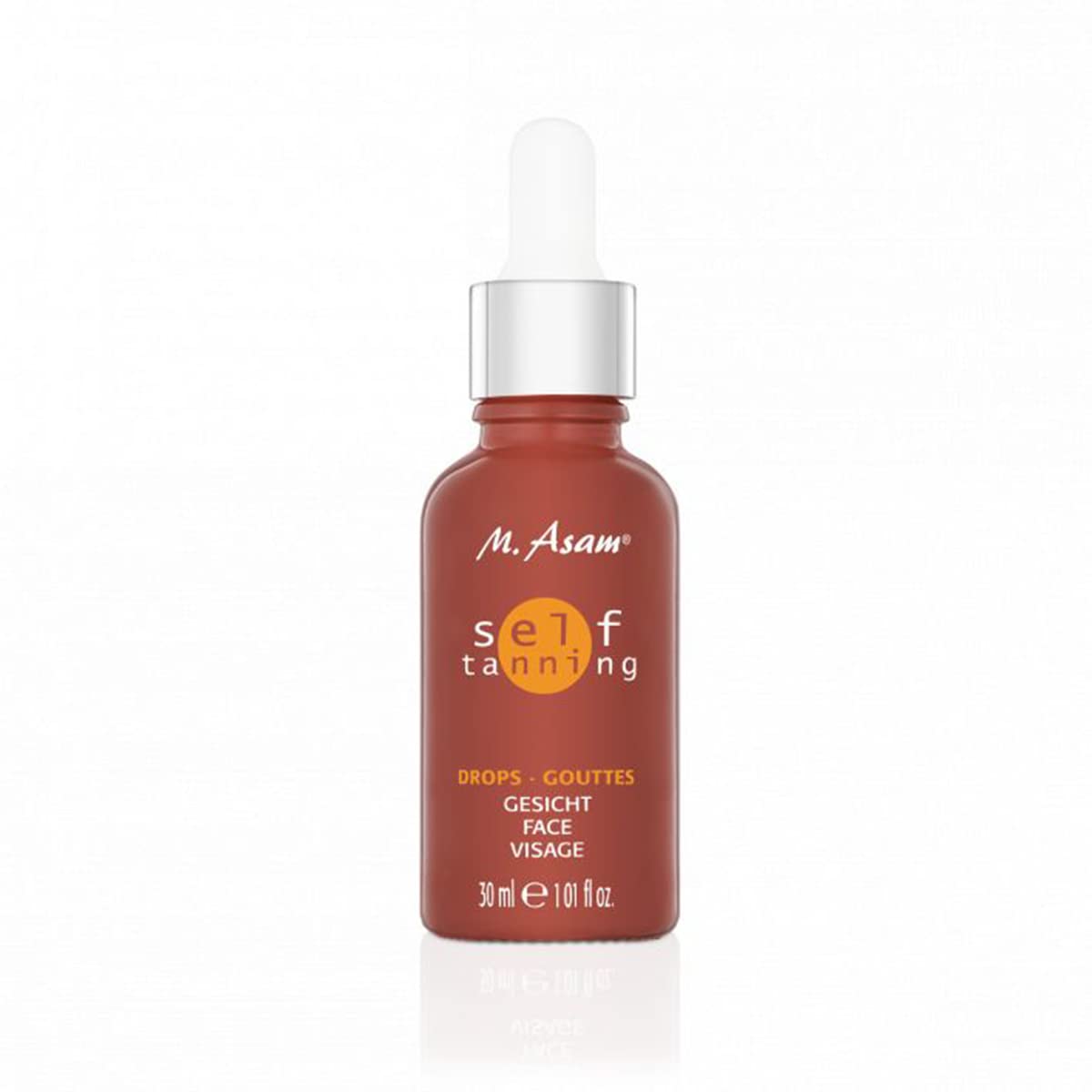 Asam SUN Self Tanning Drops - Liquid self-tanning concentrate to mix with facial care, individual tanning intensity & streak-fre