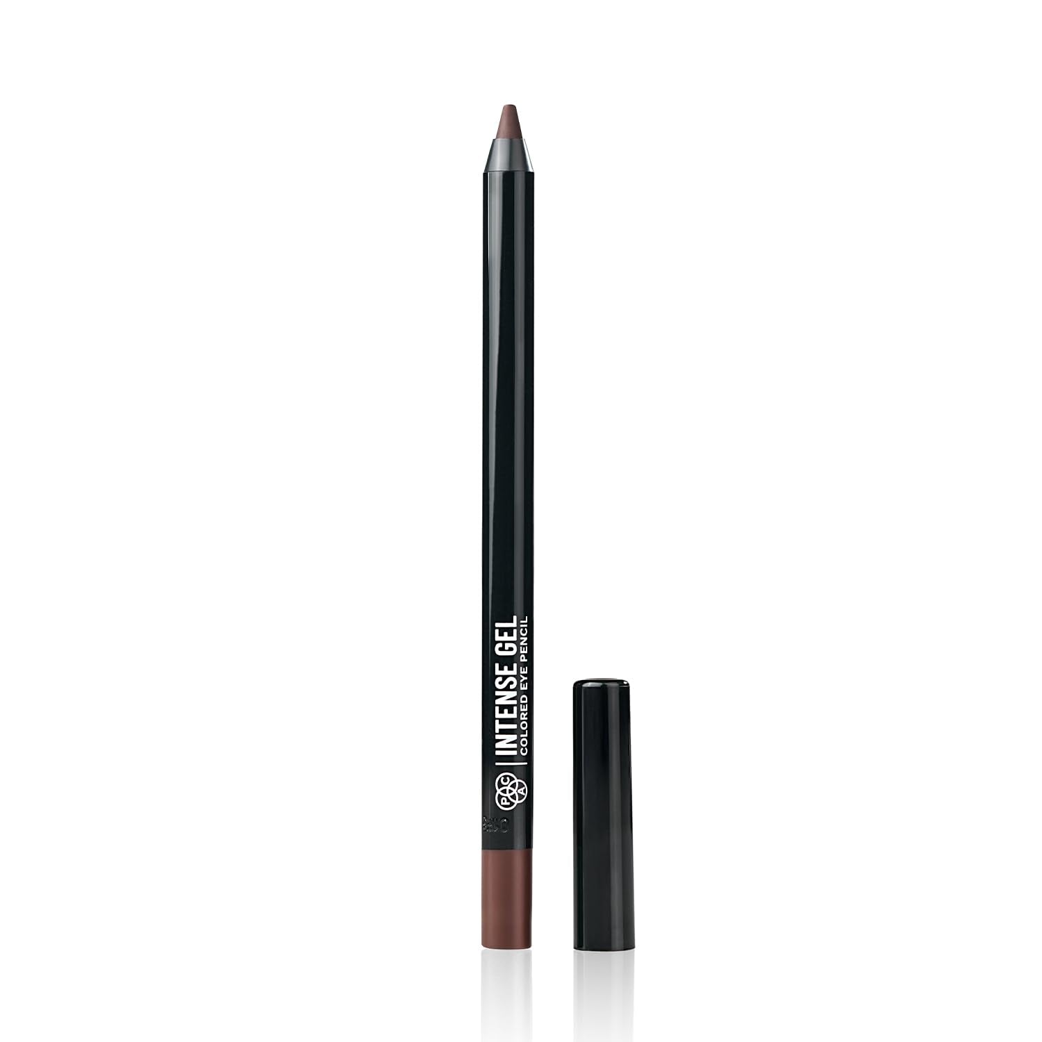 Pac Intense Gel Colored Eye Pencil Dark Brown | 36H Long Wear | Smudgeproof Waterproof | Easy Glide