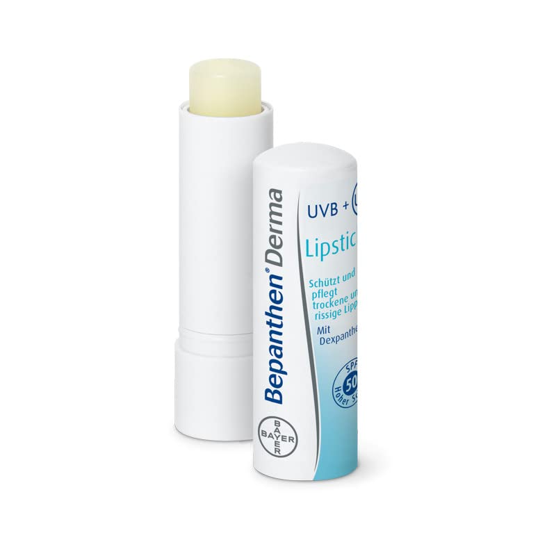 Bepanthol Lipstick With Dexpanthenol,SPF 30 and Vitamin E .Moisturizing Care Stick for Dry, Cracked and Brittle lips, 4.5 g /0.1