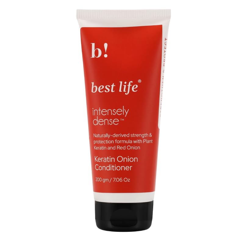 Best Life Keratin Onion Conditioner For Hair Growth 200 Gm, Hair Fall Control With Red Onion Extract And Kalonji (Nigella Satvia