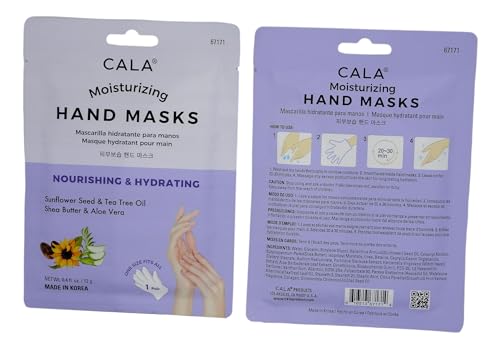 Cala Moisturizing hand masks 3 count, 3 Count