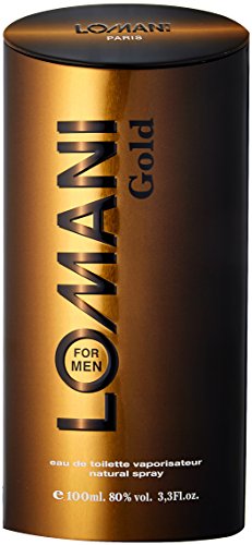 Lomani Eau De Toilette Spray For Men, Gold, 33 Ounce