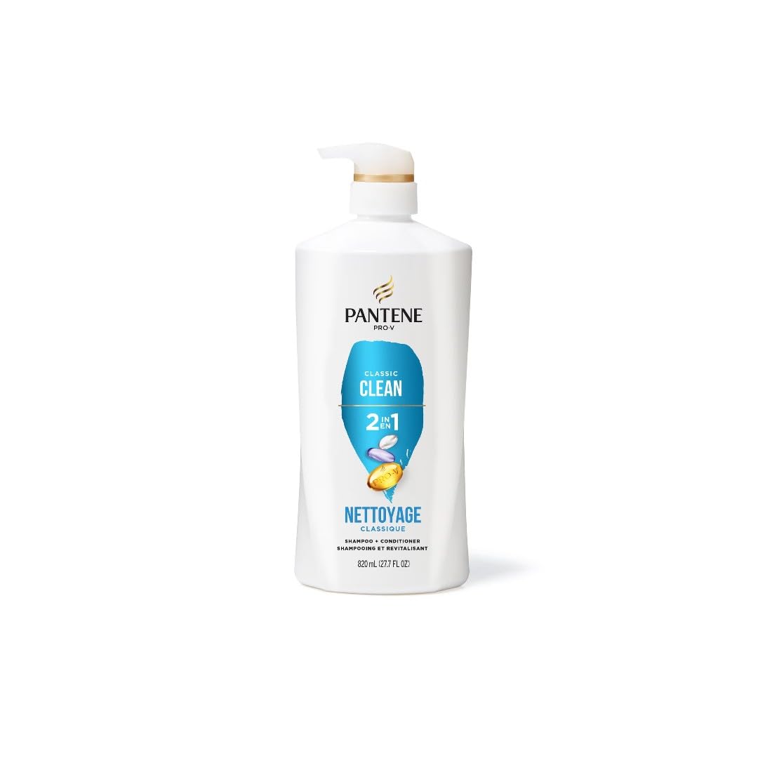 Pantene Pro-V Classic Clean 2in1 Shampoo + Conditioner, 27.7oz/820mL
