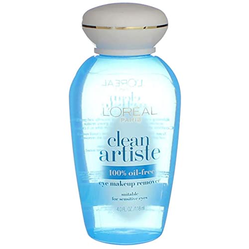 Loreal Clean Artiste Oil-Free Eye Makeup Remover, 4 Oz (Pack Of 2)