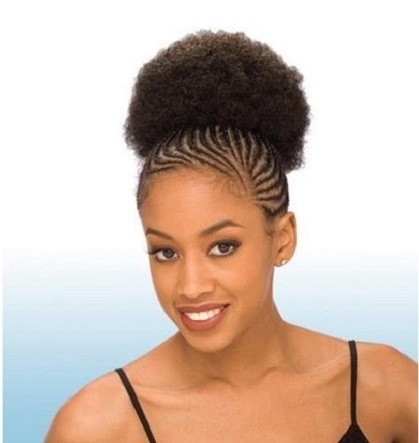 AFRO 5  Shake N Go Freetress Drawstring Ponytail #1B Off Black