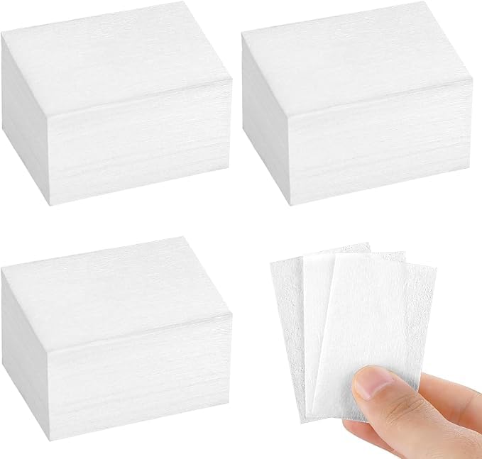 Rinpoche Lint Free Gel Nail Polish Removers Cotton Pads Cleaning Wipes Makeup Facial Soft Professional Nail Cotton Pads For Girl
