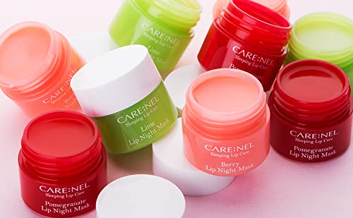 Lip Sleeping Mask 5G 3Set (Berry+Lime+Pomegranate) Korean Beauty Overnight
