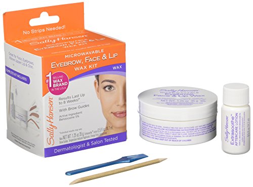 Sally Hansen 5001 Eyebrow, Face, Lip Stripless Face Wax Kit, Pack Of 1
