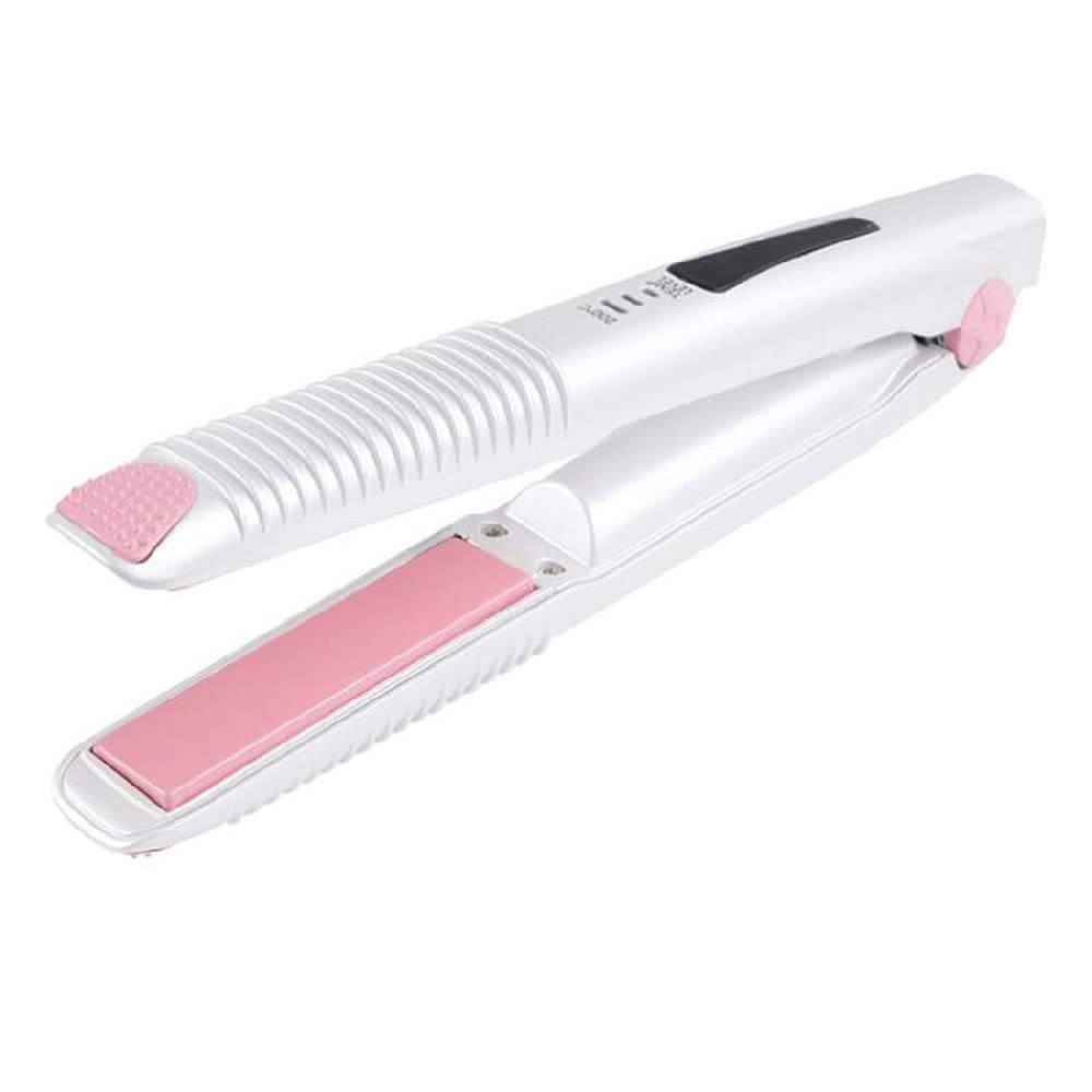 FRTHLK Hair Curler  Flat Iron, 2 in 1 Straightener with Floating Plates, Temp Adjustments, Max 450  F, Auto Shutoff