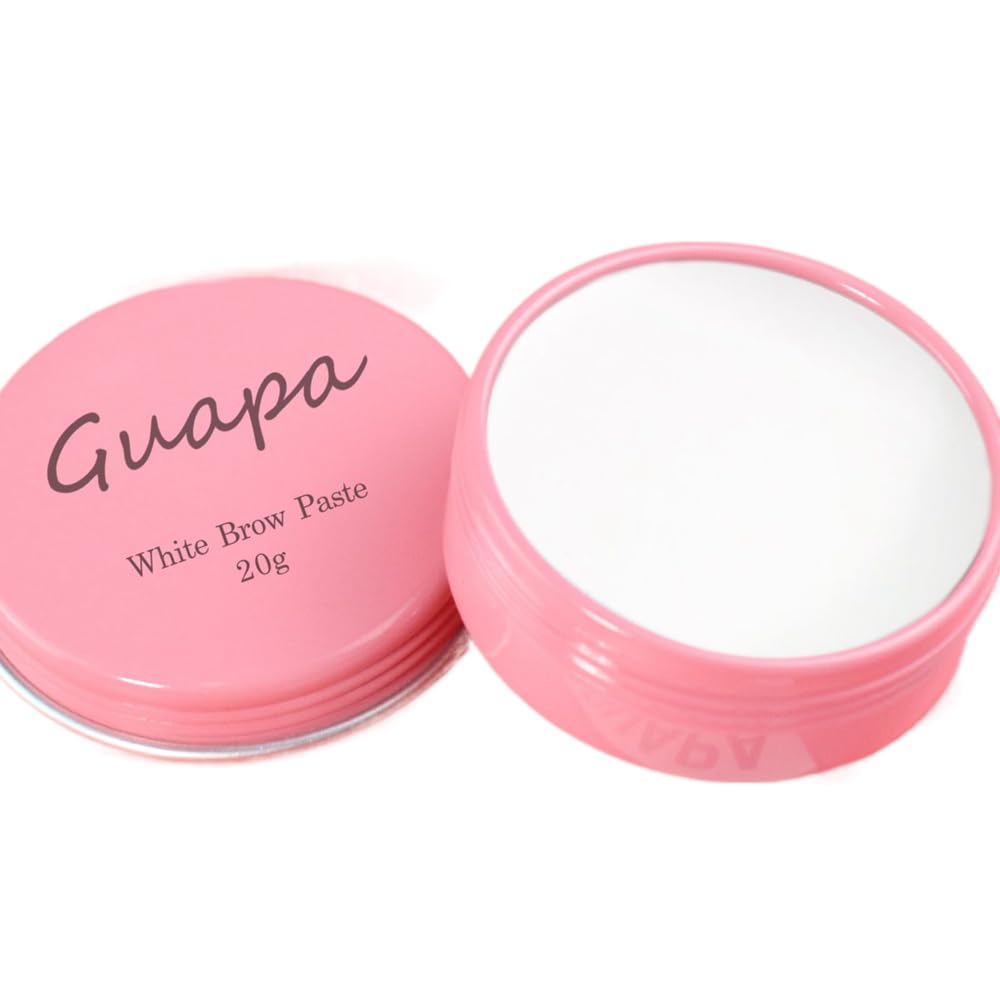 20 g / 0.7 oz White Brow Contour Paste Eyebrow Mapping Paste Eyebrow Tinting Tool for Micropigmentation (1 box Pink Box)