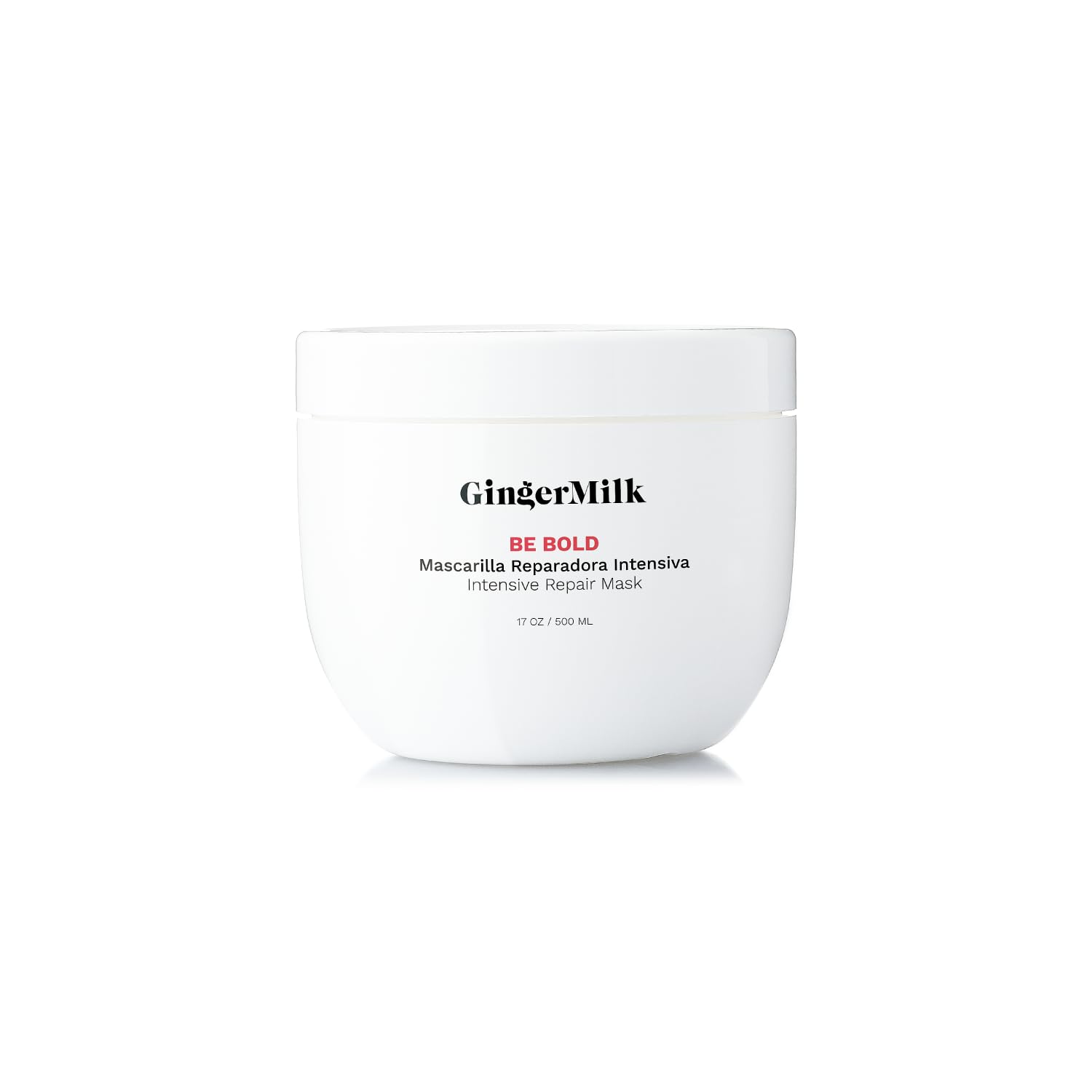 Intensive Repair Hair Mask for Dry - Damaged Hair due to Coloring, Hair Conditioner, Deep Conditioning | 16oz | Be Bold by GINGE